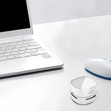 Load image into Gallery viewer, ODISTAR Desktop Vacuum Cleaner, Mini Table dust Sweeper Energy Saving,High Endurance up to 400 mins,360º Rotatable Design for Keyboard/Home/School/Office (White Charging)