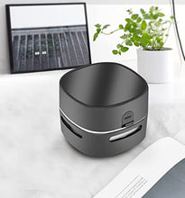Load image into Gallery viewer, ODISTAR Desktop Vacuum Cleaner, Mini Table dust Sweeper Energy Saving,High Endurance up to 400 mins,360º Rotatable Design for Keyboard/Home/School/Office (Black Charging)
