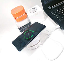 Load image into Gallery viewer, ODISTAR Desktop Vacuum Cleaner with Wireless Charger, Mini Table dust Sweeper Energy Saving,High Endurance up to 400 mins, Cordless&360º Rotatable Design for Keyboard/Home/School/Office (White)