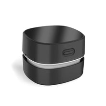Load image into Gallery viewer, ODISTAR Desktop Vacuum Cleaner,Mini Table dust Sweeper Energy Saving,High Endurance up to 400 mins,Cordless&360º Rotatable Design for Cleaning Hairs,Crumbs,Computer Keyboard (Black Charging)