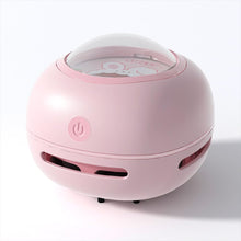 Load image into Gallery viewer, ODISTAR Desktop Vacuum Cleaner, Mini Table dust Sweeper Energy Saving,High Endurance up to 400 mins,360º Rotatable Design for Keyboard/Home/School/Office (Pink)