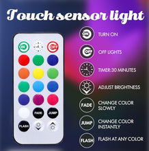 Load image into Gallery viewer, ODISTAR Remote Control Hexagon Wall Light,Smart Wall-Mounted Touch-Sensitive DIY Geometric Modular Assembled RGB led Colorful Light with USB-Power,Used in Bedroom (RGB)