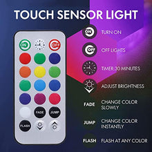 Load image into Gallery viewer, ODISTAR Remote Control Hexagon Wall Light,Smart Wall-Mounted Touch-Sensitive DIY Geometric Modular Assembled RGB led Colorful Light with USB-Power,Used in Bedroom (10-Pack)