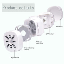 Load image into Gallery viewer, ODISTAR Desktop Vacuum Cleaner,Mini Table dust Sweeper Energy Saving,High Endurance up to 400 mins,Cordless&360º Rotatable for Cleaning Hairs,Crumbs,Computer Keyboard of Kids Gift(Red Charging)