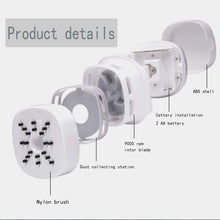 Load image into Gallery viewer, ODISTAR Desktop Vacuum Cleaner,Mini Table dust Sweeper Energy Saving,High Endurance up to 400 mins,Cordless&360º Rotatable Design for Cleaning Hairs,Crumbs,Computer Keyboard of Gifts for Kids (Black)