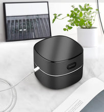 Load image into Gallery viewer, ODISTAR Desktop Vacuum Cleaner,Mini Table dust Sweeper Energy Saving,High Endurance up to 400 mins,Cordless&360º Rotatable Design for Cleaning Hairs,Crumbs,Computer Keyboard (Black Charging)